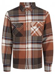 Jack & Jones Darren Flannel Overshirt castanho