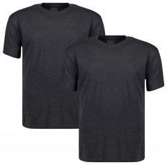 Adamo 129420 T-shirt pack de 2 Cinzento escuro mesclado