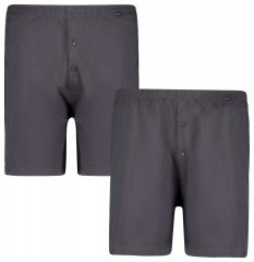 Adamo 129602 Boxers pack de 2 Cinzento escuro