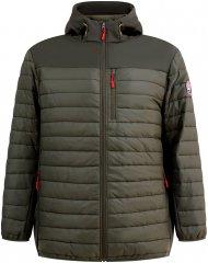D555 Northfield Casaco hybrid softshell com capuz caqui