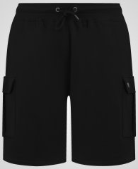 D555 Robinson 1 Calções Fleece Cargo com Cintura Elástica Preto