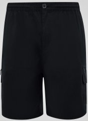 D555 Thomas Calções Stretch com Cintura Elástica Preto