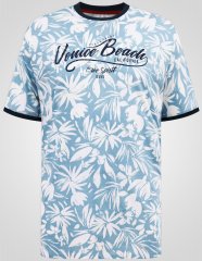 D555 Shoreham AO T-shirt com Estampa Venice Beach Azul