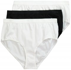 Ulla Popken 309783 Cuecas pack de 3 Branco