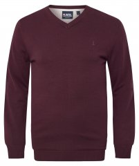 North Latitude 53133 V-Neck Knit Vermelho