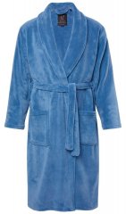 JP1880 Bathrobe with Spacious Pockets Denim Blue
