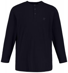 JP1880 702555 T-shirt Henley de manga comprida Azul-marinho