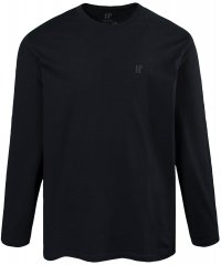 JP1880 702559 T-shirt de manga comprida Preto