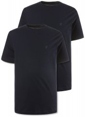 JP1880 702637 T-shirt de decote redondo pack de 2 Azul-marinho