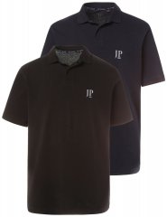 JP1880 704317 Polo pack de 2 Preto/Azul-marinho