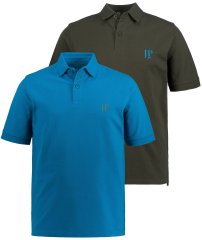 JP1880 704317 Polo pack de 2 Azul turquesa/Verde azeitona