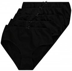 Ulla Popken 710201 Cuecas pack de 5 Preto