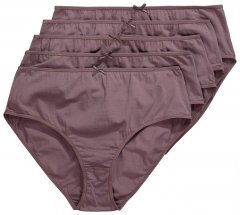 Ulla Popken 710201 Cuecas pack de 5 Castanho