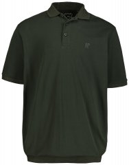 JP1880 712617 Polo com corte para barriga Azeitona escuro
