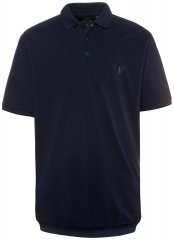JP1880 712617 Polo com corte para barriga Azul-marinho