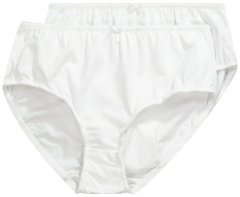 Ulla Popken 712882 Cuecas pack de 2 Branco