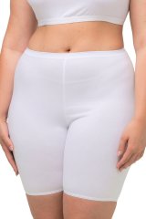 Ulla Popken 716595 Boxers com proteção das coxas pack de 3 Branco