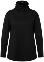 Ulla Popken 751623 Camisola de esqui de secagem rápida Preto