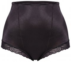Ulla Popken 781632 Cuecas modeladoras de cintura alta Castanho