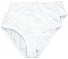 Ulla Popken 781658 Cuecas pack de 2 Branco