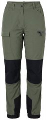 Ulla Popken 807803 Calças de caminhada HYPRAR com refletores Verde azeitona