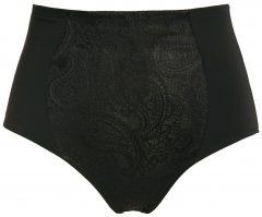Ulla Popken 809604 Cuecas modeladoras Preto