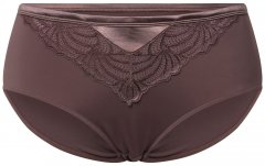 Ulla Popken 811602 Cuecas com renda Castanho