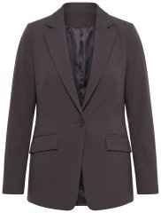 Ulla Popken 811944 Blazer clássico Castanho mogno