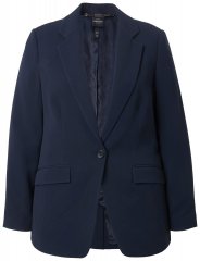 Ulla Popken 811944 Blazer clássico Azul-marinho