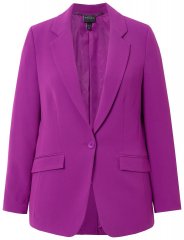 Ulla Popken 811944 Blazer clássico Ameixa