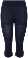 Ulla Popken 815580 Leggings de meia 3/4 com proteção das coxas 80 den Azul-marinho
