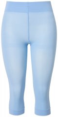 Ulla Popken 815580 Leggings de meia 3/4 com proteção das coxas 80 den Azul claro