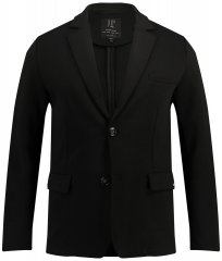 JP1880 New York Flexnamic Blazer em jersey com bolsos com pala Preto