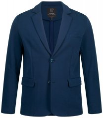 JP1880 New York Flexnamic Blazer em jersey com bolsos com pala Azul noite