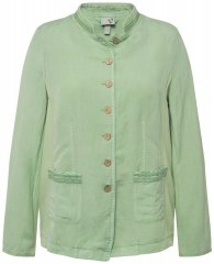 Ulla Popken 823539 Casaco Verde azeitona