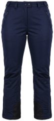 Ulla Popken 824297 Calças softshell com polainas para neve Azul-marinho