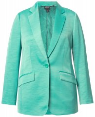 Ulla Popken 826161 Blazer texturizado Verde