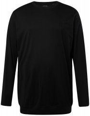 JP1880 827128 T-shirt de manga comprida com corte para barriga Preto