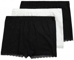 Ulla Popken 827286 Boxers pack de 3 Preto