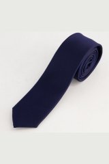 JP1880 828309 Gravata de seda extra-comprida Azul-marinho
