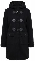 Ulla Popken 829347 Duffle coat Preto