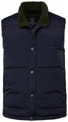 JP1880 831193 Colete com forro teddy Azul-marinho