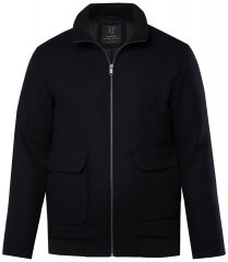 JP1880 831627 Casaco bomber em mistura de lã Azul-marinho