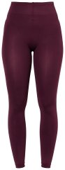 Ulla Popken 833806 Leggings de meia 200 den Bordô