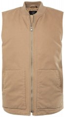 JP1880 834734 Colete canvas Bege escuro