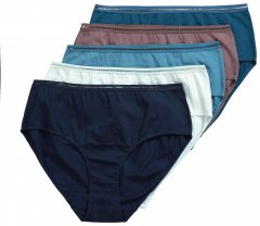 Ulla Popken 835618 Cuecas pack de 5 Branco sujo