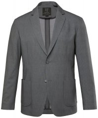 JP1880 Rimini Flexnamic Blazer em jersey às riscas Cinzento escuro