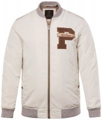 JP1880 836786 Casaco college com emblema Branco-creme
