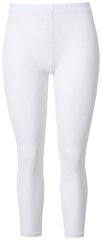 Ulla Popken 836800 Leggings de meia às bolinhas Branco