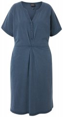 Ulla Popken 837403 Vestido de jersey de manga curta Azul-marinho